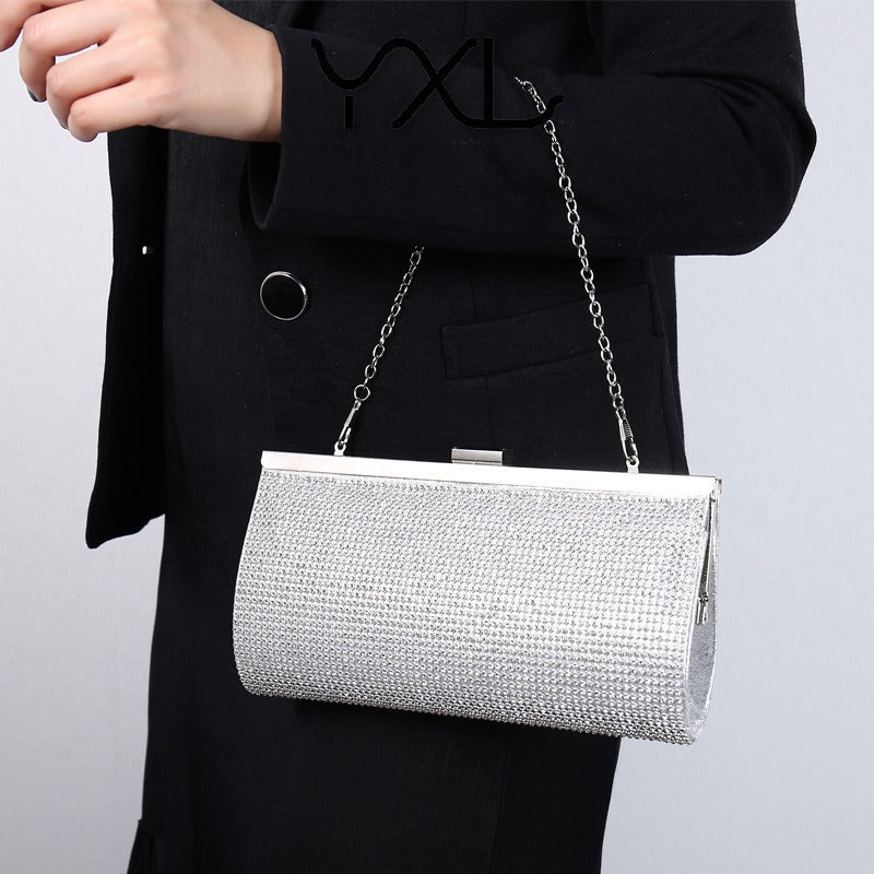 Wholesale Evening Dress with Diamond Set Handbag
